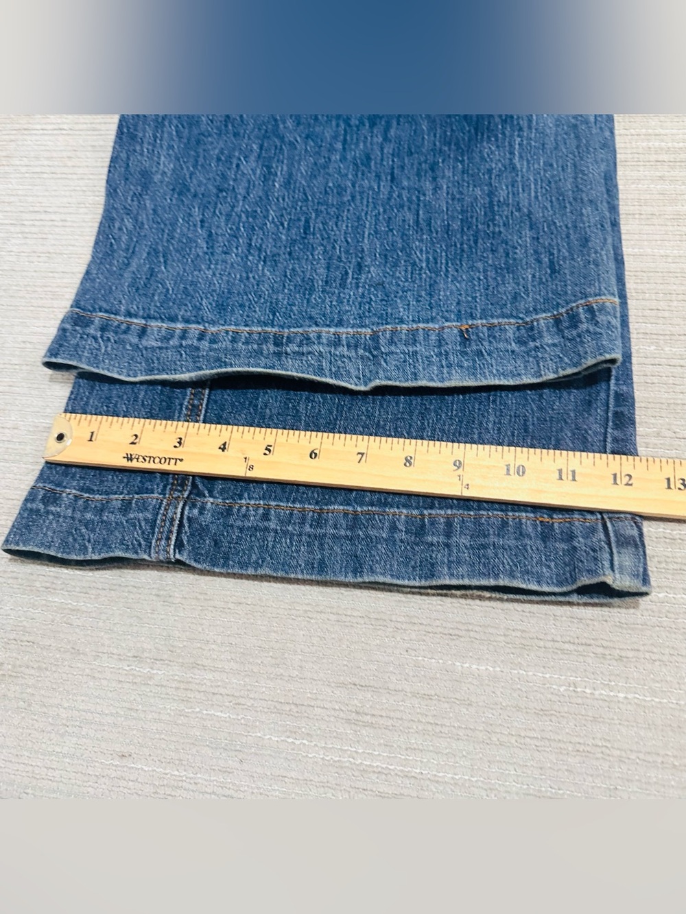 Anthropologie Pilcro Wide Leg Jeans Size 31 Blue Denim Women's - Picture 8 of 9